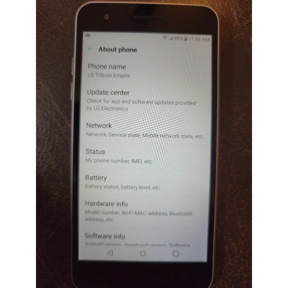 LG Tribute Empire White Cellphone 16GB 1.5 GHz Unused in Open Box